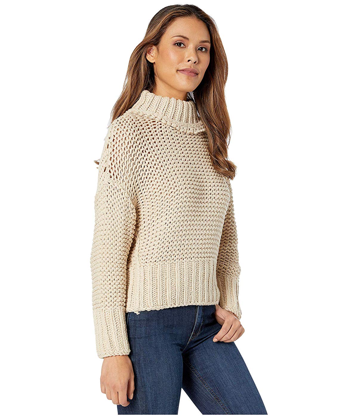 Suéter My Only Sunshine feminino da Free People, marrom, tamanho grande
