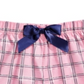Pijama curto xadrez infantil Max &amp; Olivia Little &amp; Big Girl, rosa, tamanho M 7/8