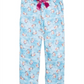 Calça de pijama estampada de unicórnio Max &amp; Olivia Little &amp; Big Girl's, azul, tamanho M