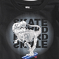 Camiseta infantil Epic Threads Skeleton Skate preta tamanho 6