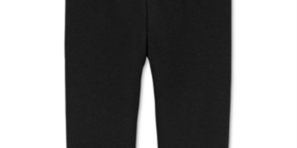 Legging Carter's Baby Girl Fleece Preta Tamanho 3M