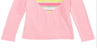 Epic Threads Toddler Girl's Striped Heart T-Shirt Pink Size -3T/3