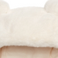 First Impressions Chapéu de pompom de pele sintética para meninos e meninas, tamanho branco, 6 a 12