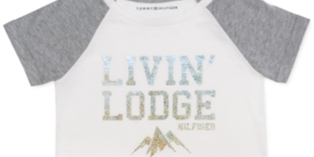 Camiseta Tommy Hilfiger Big Girl's Cotton Branca Tamanho M