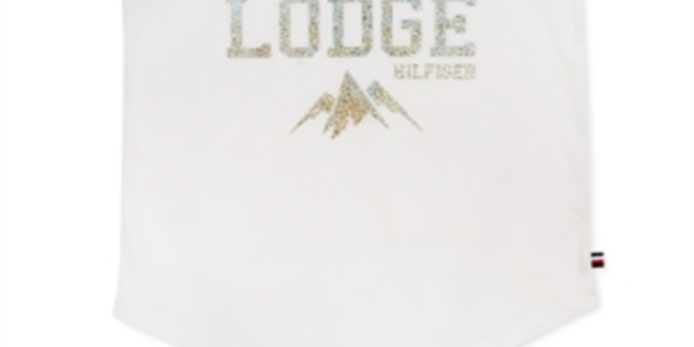 Camiseta Tommy Hilfiger Big Girl's Cotton Branca Tamanho M