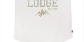 Camiseta Tommy Hilfiger Big Girl's Cotton Branca Tamanho M