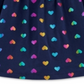 Blusa Carter's Infantil de Algodão com Manga Sino e Estampa de Coração, Azul Marinho, Tamanho 4T