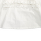 Camiseta de algodão com babados First Impressions para bebê menina, branca, tamanho 3-6 meses