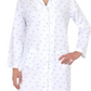 Robe curto com estampa floral feminino Miss Elaine, branco, tamanho médio