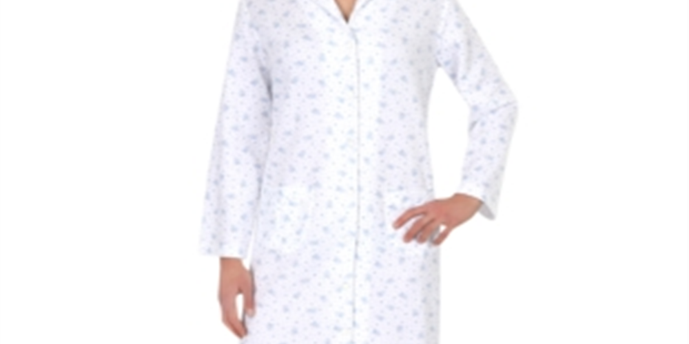 Robe curto com estampa floral feminino Miss Elaine, branco, tamanho médio