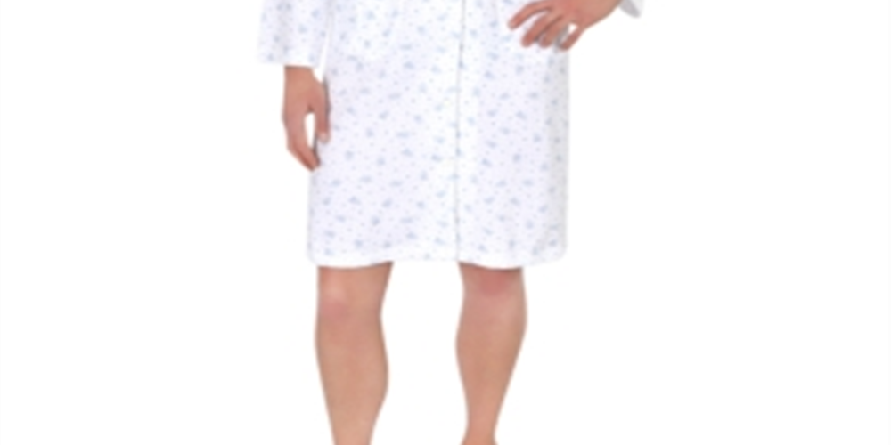 Robe curto com estampa floral feminino Miss Elaine, branco, tamanho médio