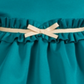 Vestido infantil com babados e laço Scuba First Impressions para meninas, verde, tamanho 6-9 M