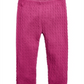 Legging texturizada infantil First Impressions para meninas, roxa, tamanho 2T