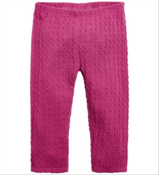 Legging texturizada infantil First Impressions para meninas, roxa, tamanho 2T