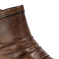 Botas femininas Baretraps Bethany com bico amendoado e tornozelo marrom, tamanho 6