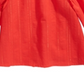 Top listrado metálico com acabamento em laço First Impressions para bebê menina, vermelho, tamanho 6-9 M