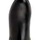 Botas femininas de couro Kindell com bico fechado e cano médio, estilo Style &amp; Co, pretas, tamanho 6M