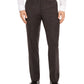 Ralph Lauren Masculino Ultraflex Windowpane Xadrez Clássico Ajuste Elástico Calça Separada Marrom Tamanho 34X32