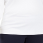 Karen Scott Top Feminino Plus Grommet Gola V Branco Tamanho 3XL
