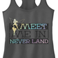 Regata infantil com estampa de personagens licenciados Tinkerbell Meet Me in Neverland, cor cinza, tamanho pequeno