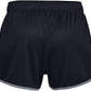 Calças curtas Under Armour Sport Tech Mesh para mulher, pretas, tamanho XS