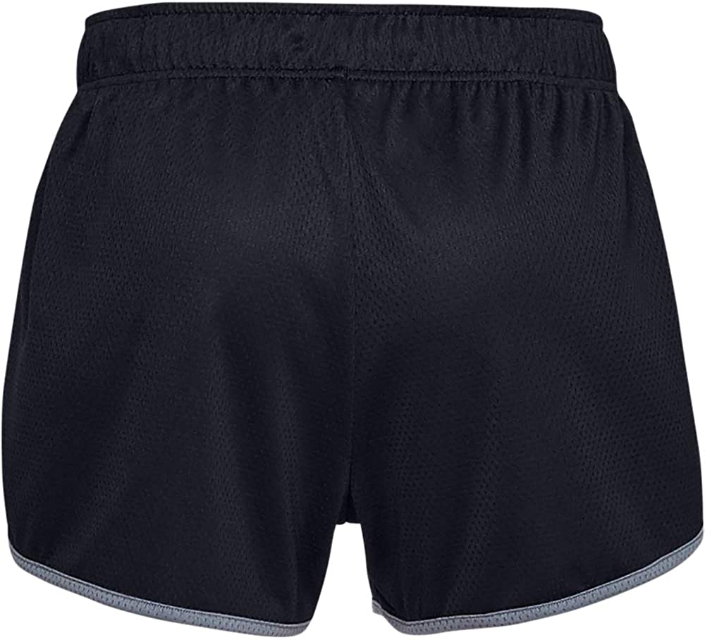 Calças curtas Under Armour Sport Tech Mesh para mulher, pretas, tamanho XS