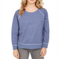 Moletom Feminino Style &amp; Co Azul Tamanho Pequeno Grande
