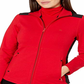 Jaqueta Ralph Lauren Feminina Color Block com Zíper, Vermelha, Tamanho Médio