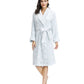 INK+IVY Roupão de pelúcia com relevo feminino, branco, tamanho grande