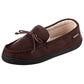 Chinelo mocassim Isotoner Microsuede Masculino Marrom Tamanho -9,5-10,5