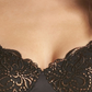 Sutiã íntimo Evelina feminino Free People preto tamanho grande