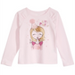 Camiseta infantil Epic Threads Let's Party para meninas, rosa, tamanho 6