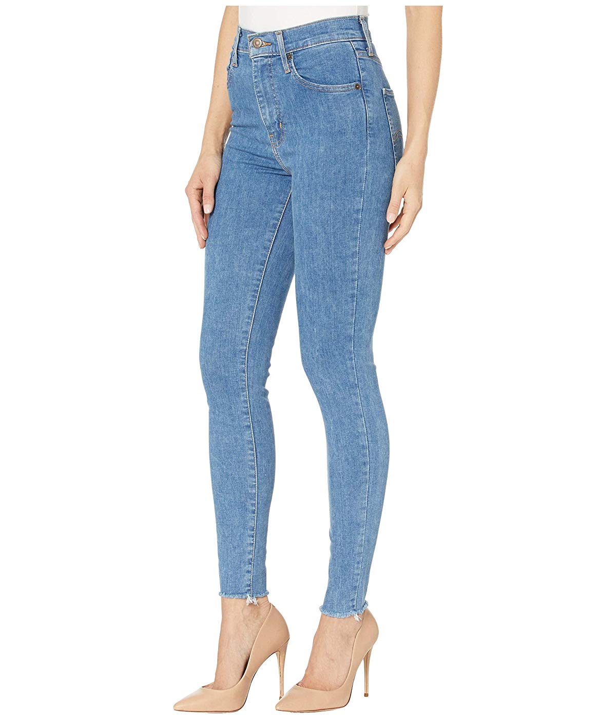 Calça Jeans Levi's Mile High Super Skinny Feminina Azul Tamanho 31X30