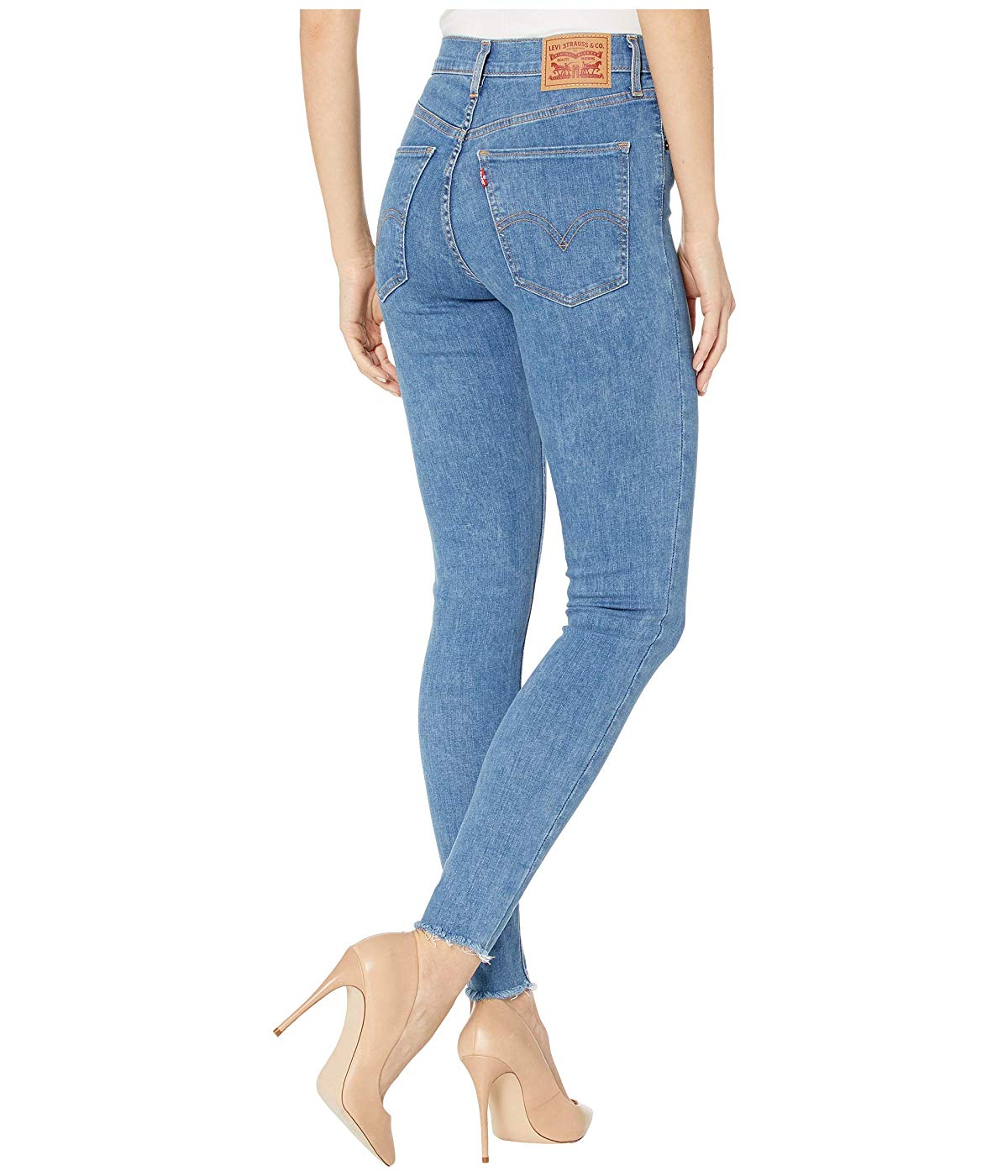 Calça Jeans Levi's Mile High Super Skinny Feminina Azul Tamanho 31X30