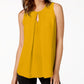 Top Feminino Bar III Keyhole Amarelo Tamanho Médio