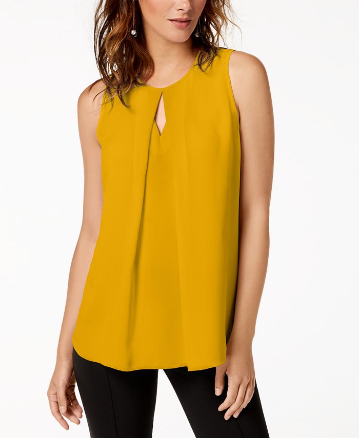 Top Feminino Bar III Keyhole Amarelo Tamanho Médio
