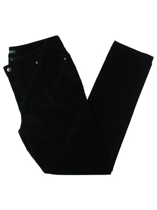 Ralph Lauren Women's Premier Straight Corduroy Jeans Black Size 18W
