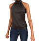 Blusa de noite sem mangas feminina Kendall + Kylie, preta, tamanho extragrande