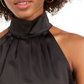 Blusa de noite sem mangas feminina Kendall + Kylie, preta, tamanho extragrande