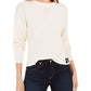 Suéter Calvin Klein Feminino de Algodão - Branco Tamanho -G