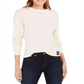 Suéter Calvin Klein Feminino de Algodão - Branco Tamanho -G