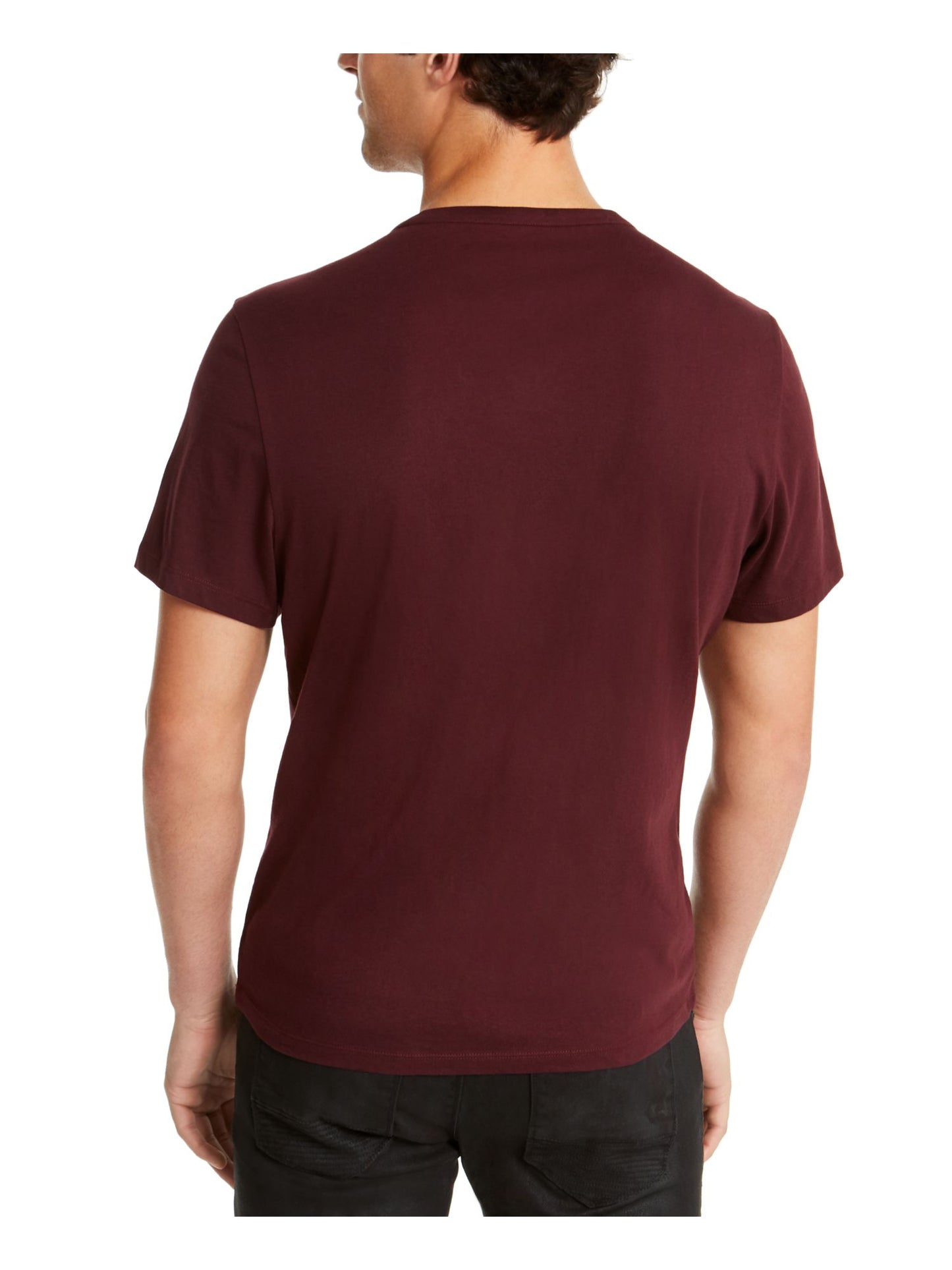 Camiseta masculina gráfica bordada de algodão INC International Concepts, tamanho P