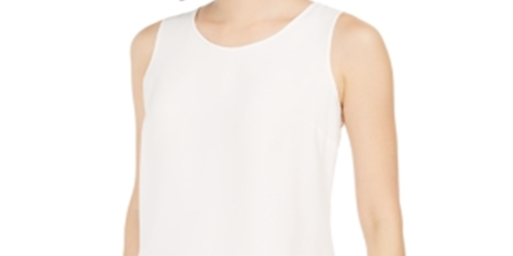 Anne Klein Top Feminino Branco Tamanho X-G