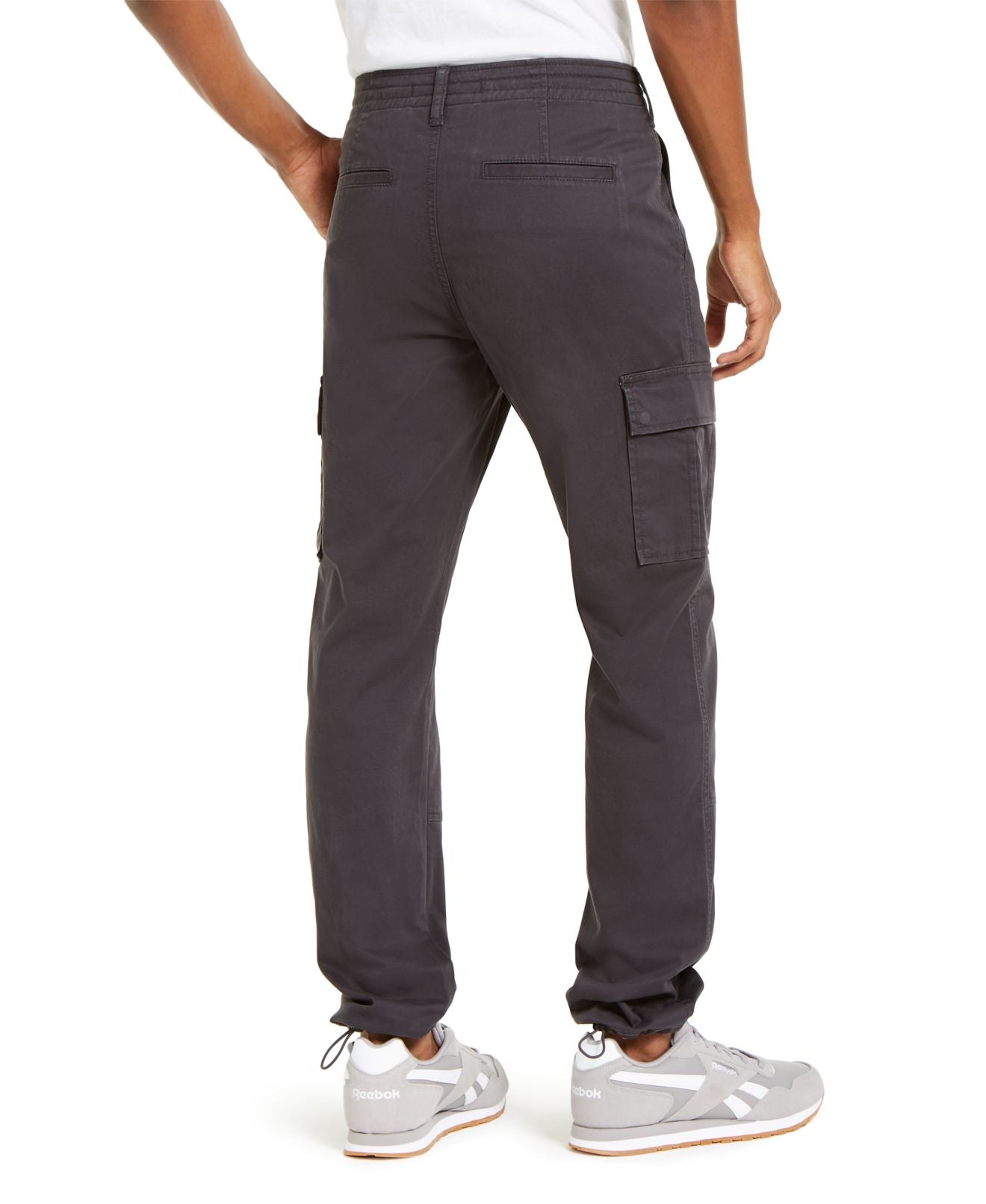 Calça jogger masculina Sun + Stone Hybr Cotton cinza tamanho 36x30