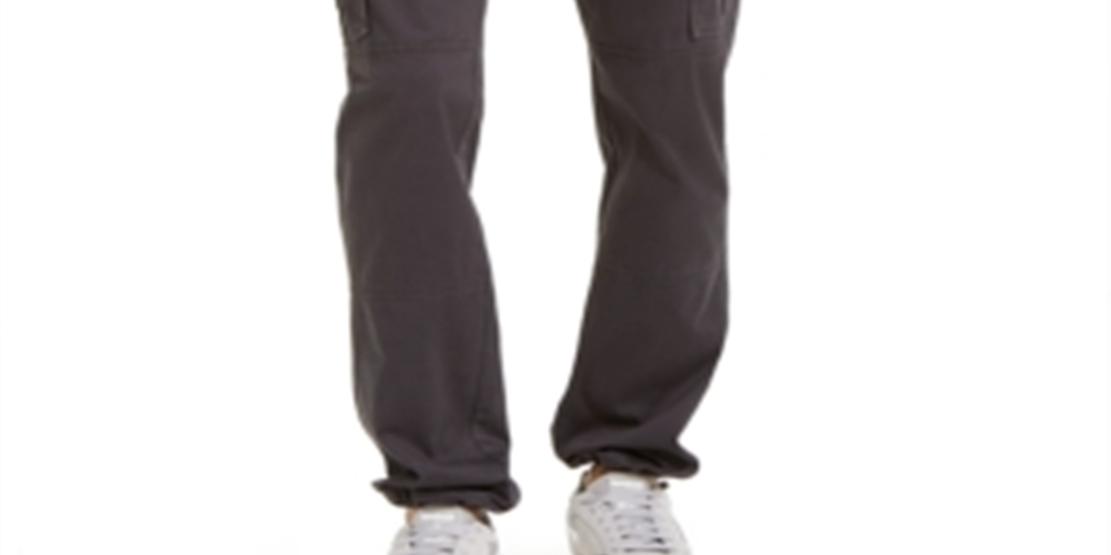 Calça jogger masculina Sun + Stone Hybr Cotton cinza tamanho 36x30