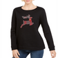 Karen Scott Sport Xadrez Rena Top Feminino Preto Tamanho 2XL