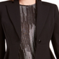 Blazer feminino Bar III Crepe Peplum Preto Tamanho 0