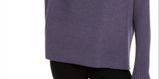 Eileen Fisher Women's Textured Long Sleeve Jewel Neck Sweater Green Size X-Large