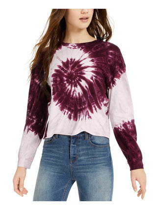 Camiseta Tie Dye Manga Longa Rebellious One Junior Roxa Tamanho G