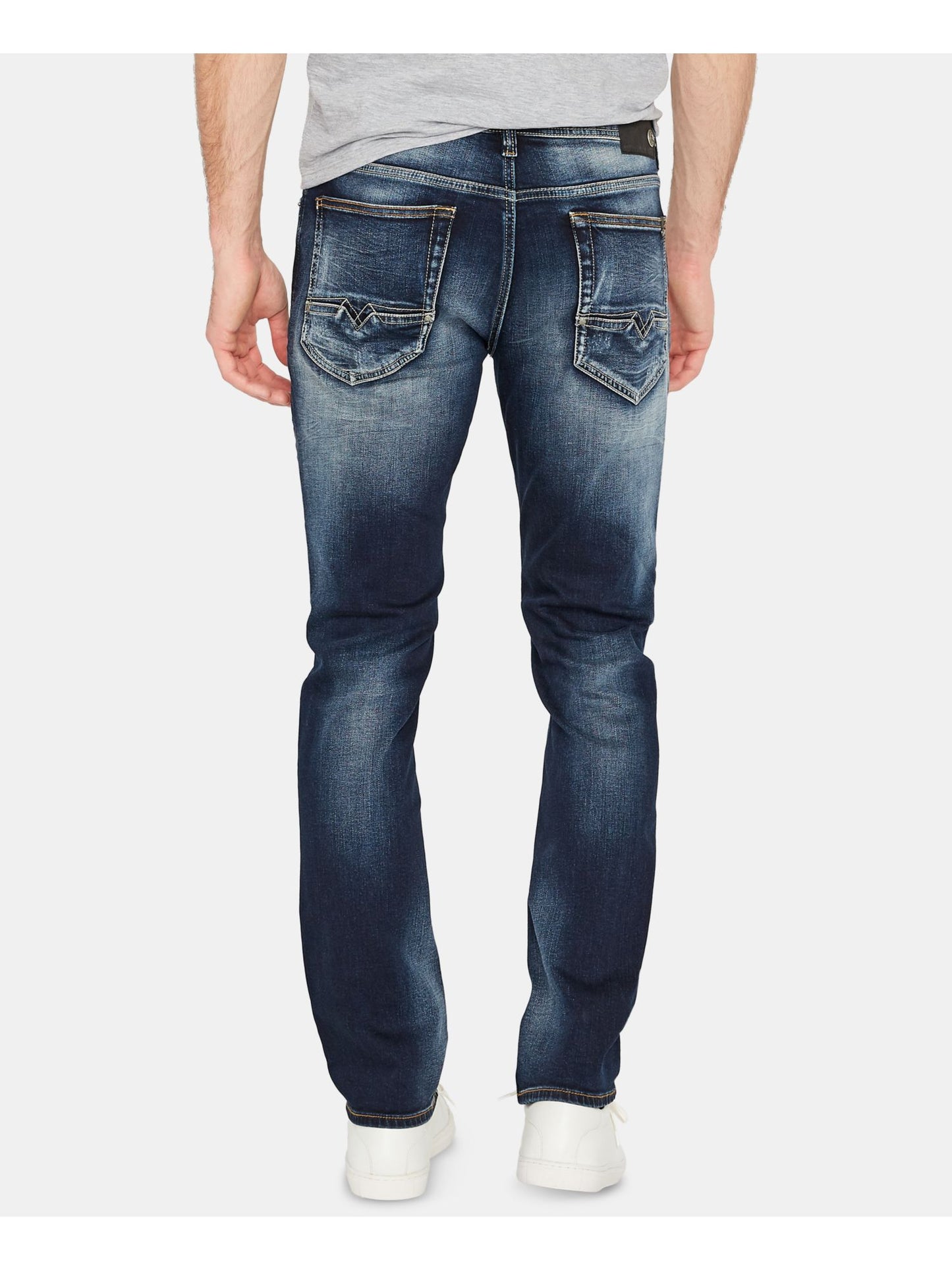 Calça Jeans Buffalo Masculina Stretch Slim Fit Azul Tamanho 40X30